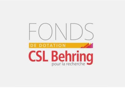 Fonds de dotation CSL Behring pour la recherche